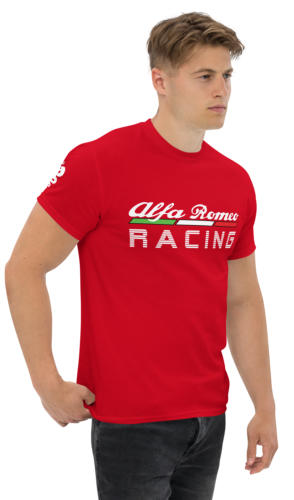 Alfa Fan T-Shirt mit Aufdruck Racing